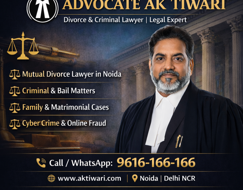 Advocate AK Tiwari – Divorce Lawyer in Raj Nagar Ghaziabad | Best Lawyer in Ghaziabad